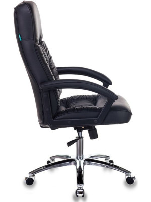 Кресло компьютерное Бюрократ T-9908AXSN-AB черный вид сбоку