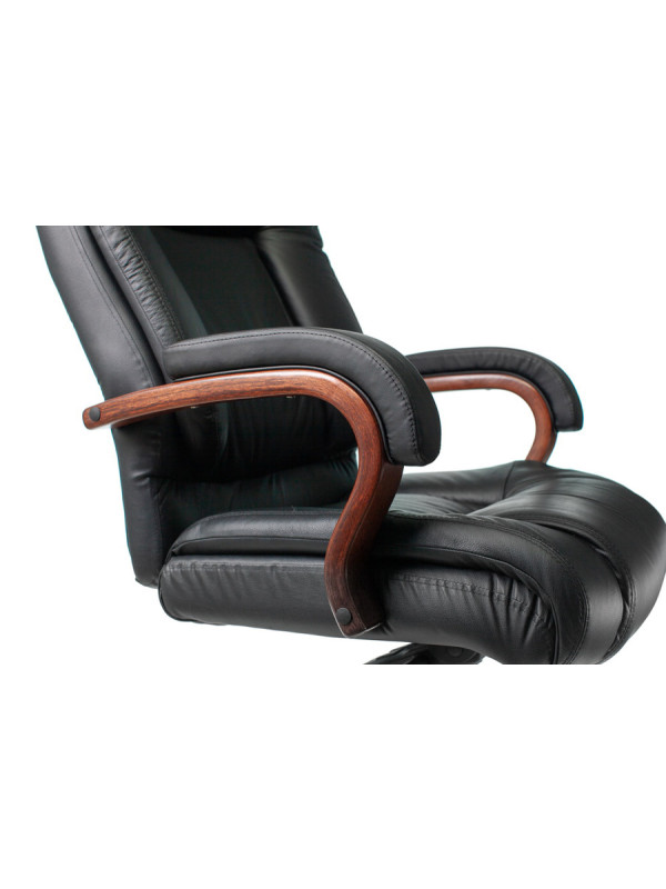 Кресло компьютерное Бюрократ T-9925WALNUT черный подлокотники