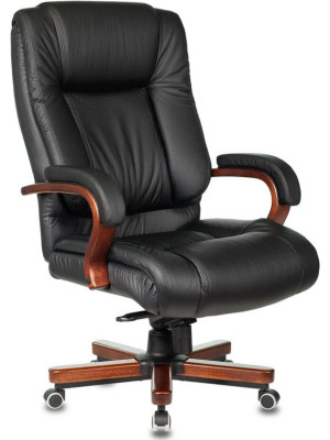 Кресло компьютерное Бюрократ T-9925WALNUT черный