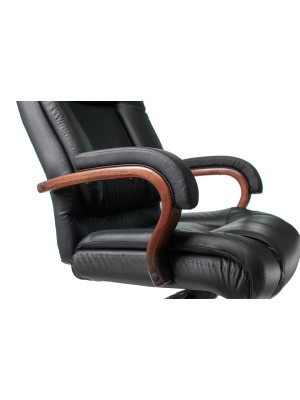 Кресло компьютерное Бюрократ T-9925WALNUT черный подлокотники