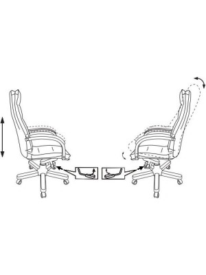 Кресло компьютерное Бюрократ T-9927WALNUT слоновая кость схема