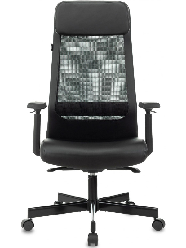 Кресло компьютерное Бюрократ T-995 черный вид спереди