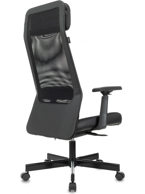 Кресло компьютерное Бюрократ T-995 черный вид сзади