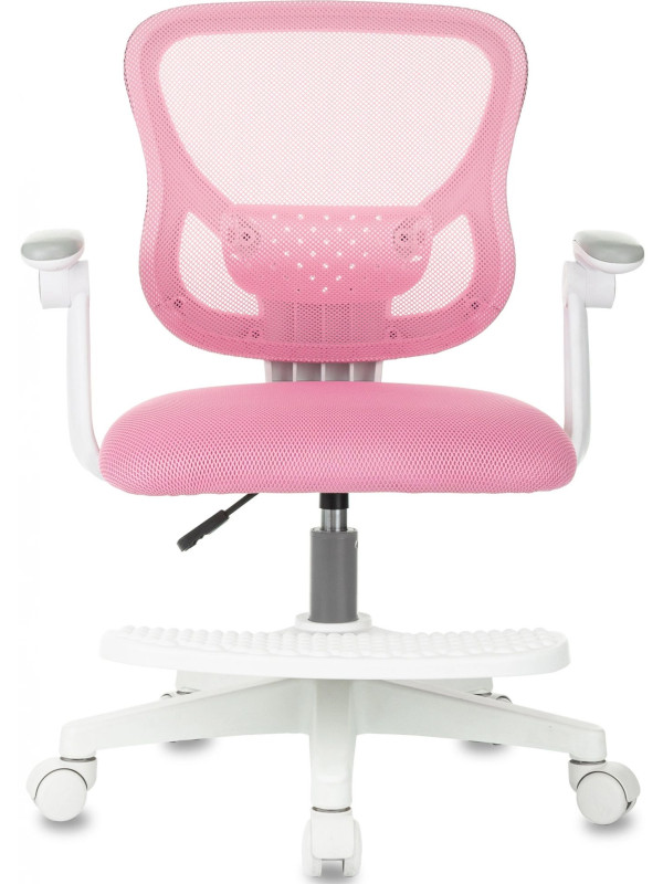Кресло компьютерное Бюрократ BUROKIDS 3 розовый вид спереди