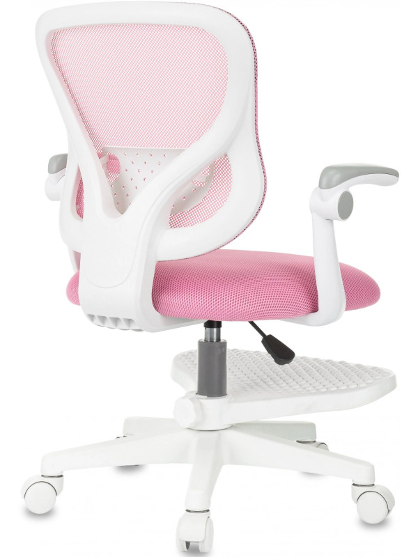Кресло компьютерное Бюрократ BUROKIDS 3 розовый вид сзади