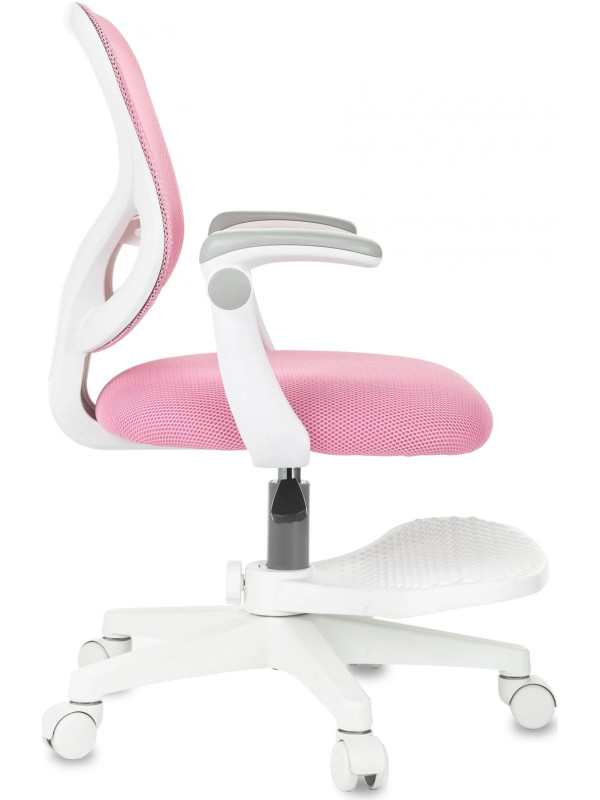 Кресло компьютерное Бюрократ BUROKIDS 3 розовый вид сбоку