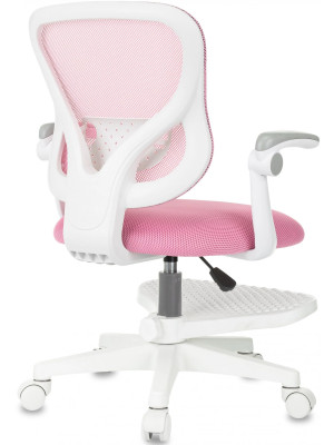 Кресло компьютерное Бюрократ BUROKIDS 3 розовый вид сзади