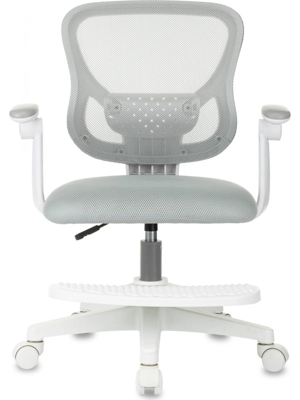 Кресло компьютерное Бюрократ BUROKIDS 3 серый вид спереди