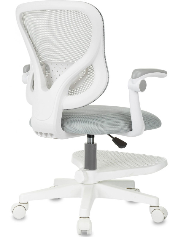 Кресло компьютерное Бюрократ BUROKIDS 3 серый вид сзади