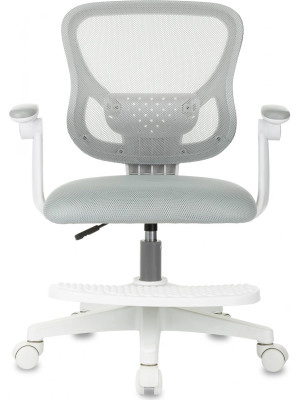 Кресло компьютерное Бюрократ BUROKIDS 3 серый вид спереди