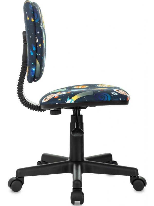 Кресло компьютерное Бюрократ CH-204NX темно-синий космонавт вид сбоку