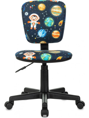 Кресло компьютерное Бюрократ CH-204NX темно-синий космонавт вид спереди