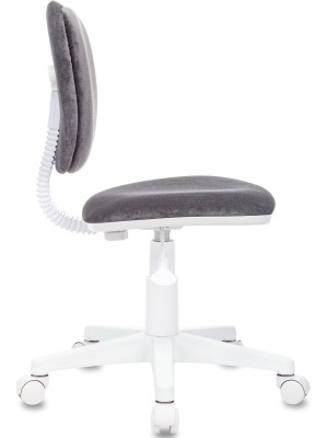 Кресло компьютерное Бюрократ CH-W204NX серый вид сбоку