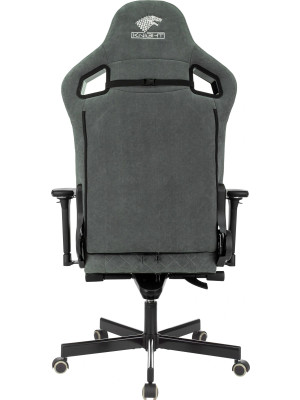 Кресло геймерское Бюрократ Knight Hunter серый вид сзади