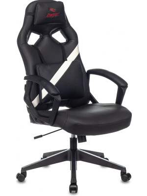 Кресло геймерское Бюрократ Zombie DRIVER черный/белый