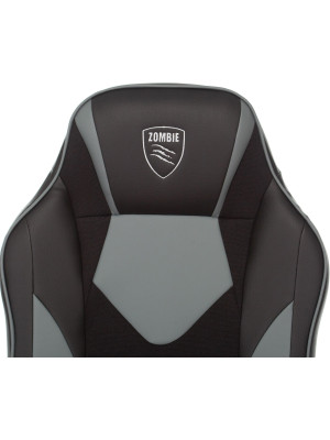 Кресло геймерское Бюрократ Zombie Game 17 черный/серый спинка
