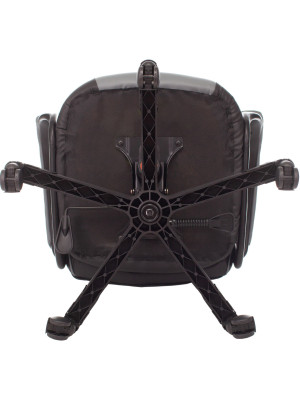 Кресло геймерское Бюрократ Zombie Game 17 черный/серый вид снизу