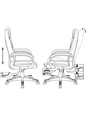 Кресло геймерское Бюрократ Zombie Game 17 черный/серый схема