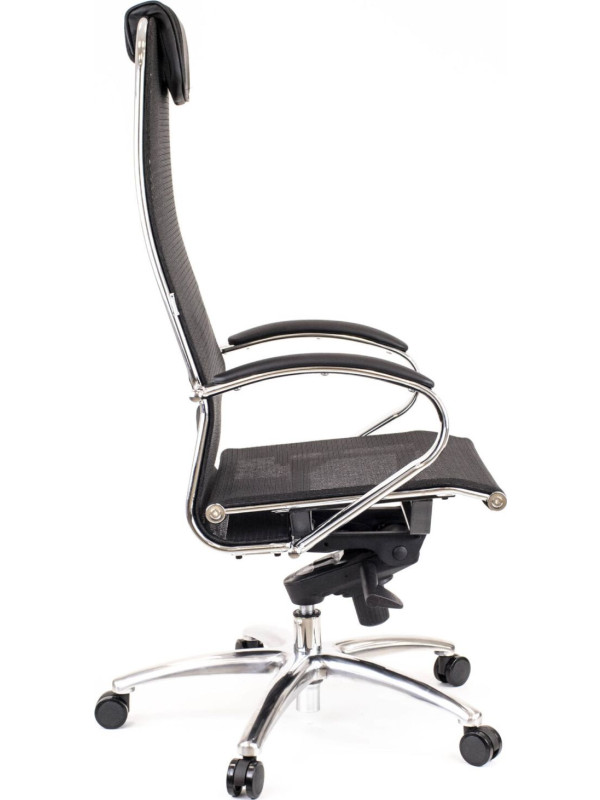 Кресло компьютерное EVERPROF Deco черный вид сбоку