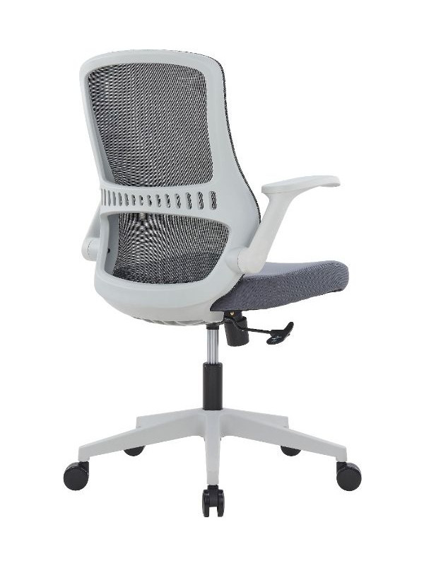 Кресло компьютерное SitZone CH-526B серый вид сзади и сбоку