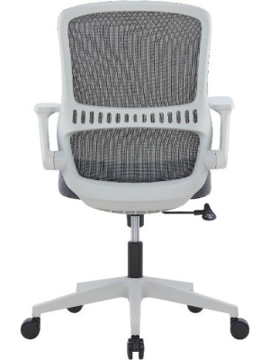 Кресло компьютерное SitZone CH-526B серый вид сзади