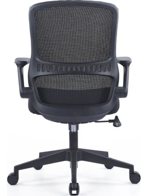 Кресло компьютерное SitZone CH-526B черный вид сзади