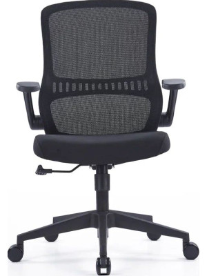 Кресло компьютерное SitZone CH-526B черный вид спереди