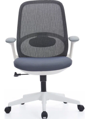 Кресло компьютерное SitZone CH-537B-BS серый вид спереди