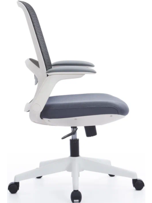 Кресло компьютерное SitZone CH-537B-BS серый вид сбоку