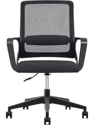 Кресло компьютерное SitZone U-0385 PL черный вид спереди