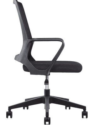 Кресло компьютерное SitZone U-0385 PL черный вид сбоку