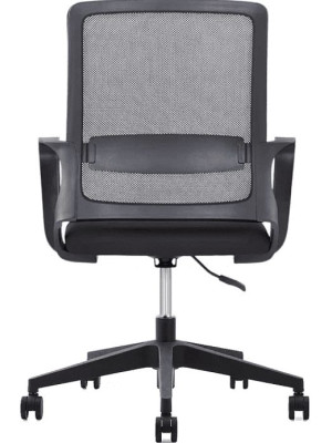 Кресло компьютерное SitZone U-0385 PL черный вид сзади