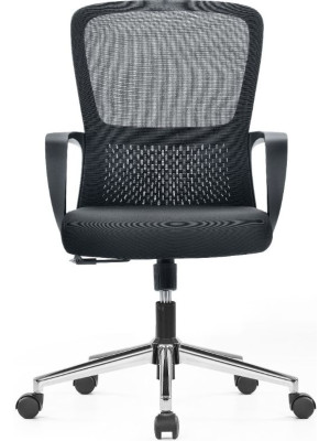 Кресло компьютерное SitZone U-069B черный (металлическая крестовина) вид спереди