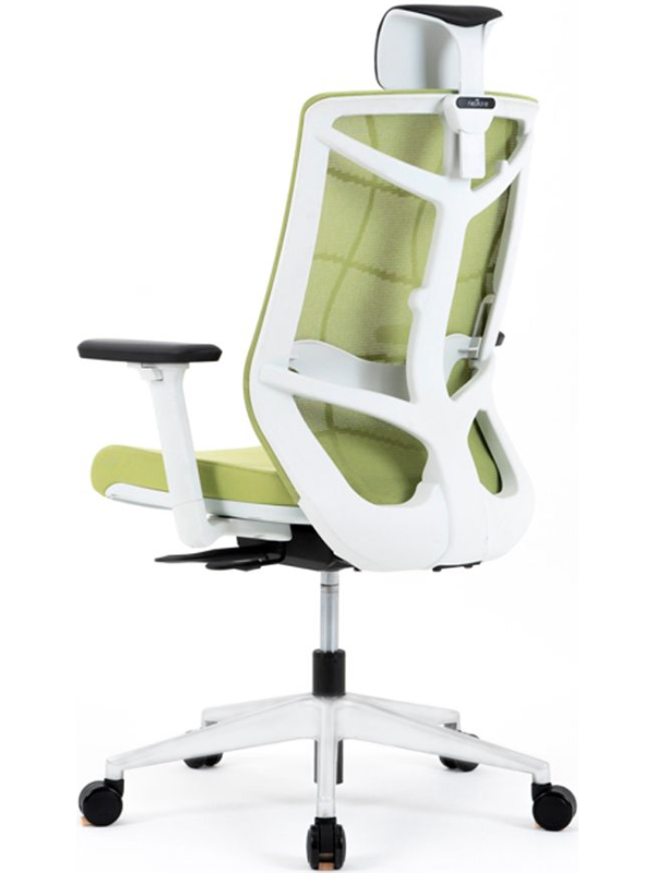 Кресло компьютерное Chair Meister Nature II зеленый вид сбоку и сзади