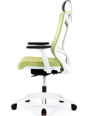 Кресло компьютерное Chair Meister Nature II зеленый вид сбоку