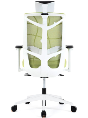 Кресло компьютерное Chair Meister Nature II зеленый вид сзади