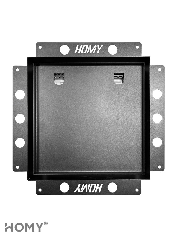 Вентиляционная решетка с вентилятором HOMY AIR PRO SPU100125BM-SILENT-200 CHZ 25x25 с маяком спереди