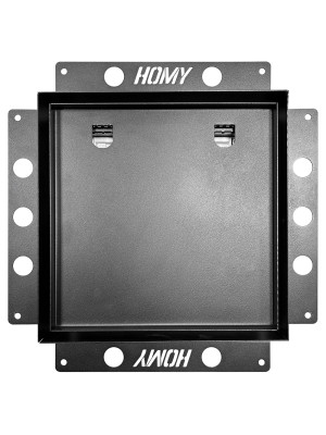 Вентиляционная решетка с вентилятором HOMY AIR PRO SPU100125BM-SILENT-200 CHZ 25x25 с маяком спереди