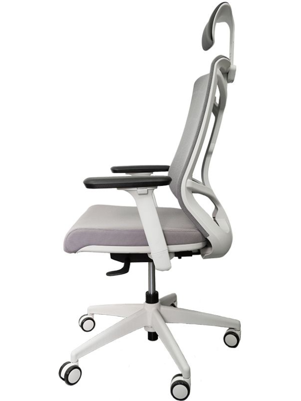 Кресло компьютерное Chair Meister Nature II серый вид сбоку