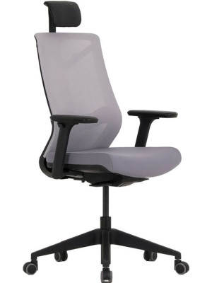 Кресло компьютерное Chair Meister Nature II серый (черный каркас)