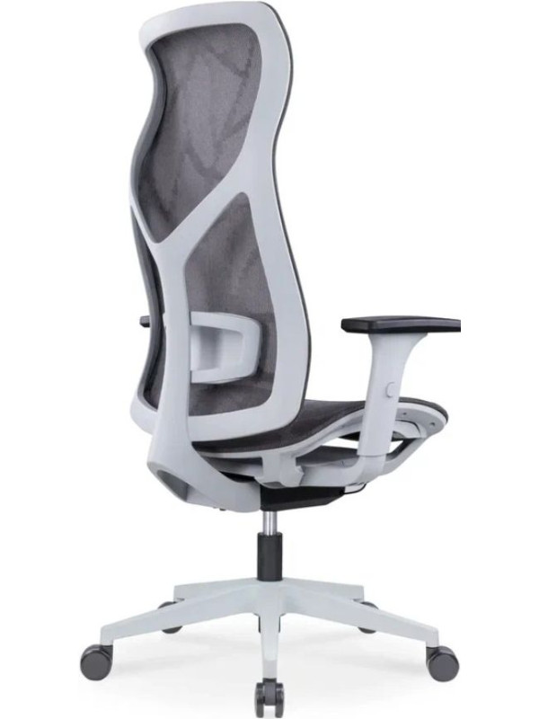 Кресло компьютерное SitZone CH-283A-HS-P1 серый вид сбоку и сзади