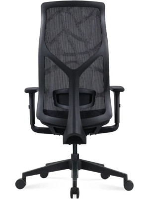 Кресло компьютерное SitZone CH-283A-P1 черный вид сзади