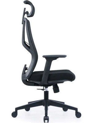 Кресло компьютерное SitZone CH-359A черный вид сбоку