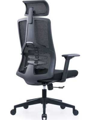 Кресло компьютерное SitZone CH-359A черный вид сбоку и сзади