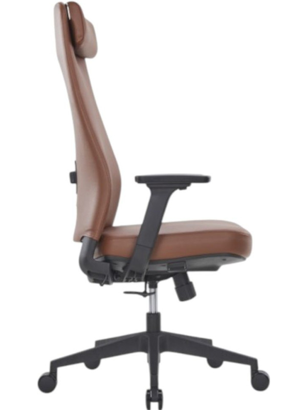 Кресло компьютерное SitZone  CH-366A коричневый вид сбоку