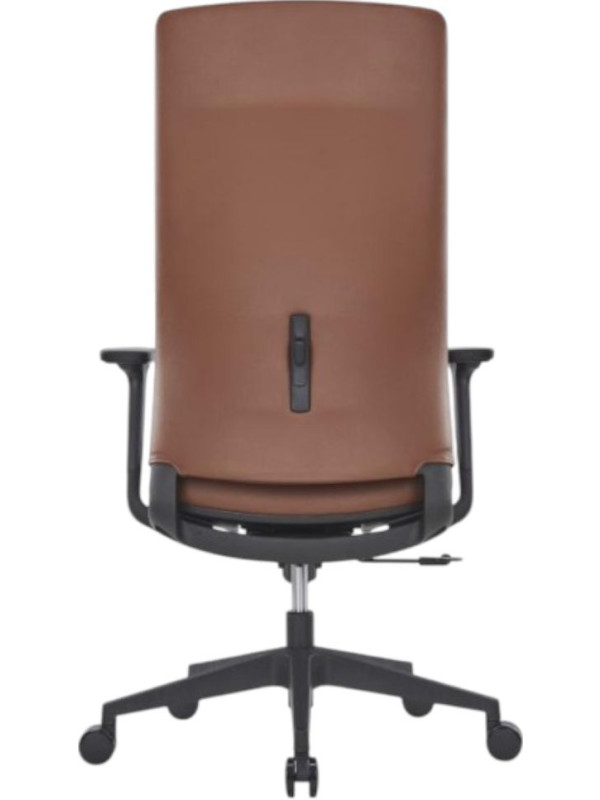 Кресло компьютерное SitZone  CH-366A коричневый вид сзади