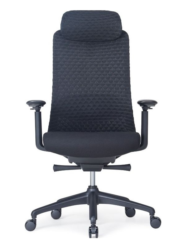 Кресло компьютерное SitZone CH-531A черный вид спереди