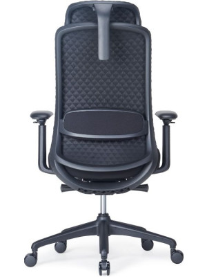 Кресло компьютерное SitZone CH-531A черный вид сзади