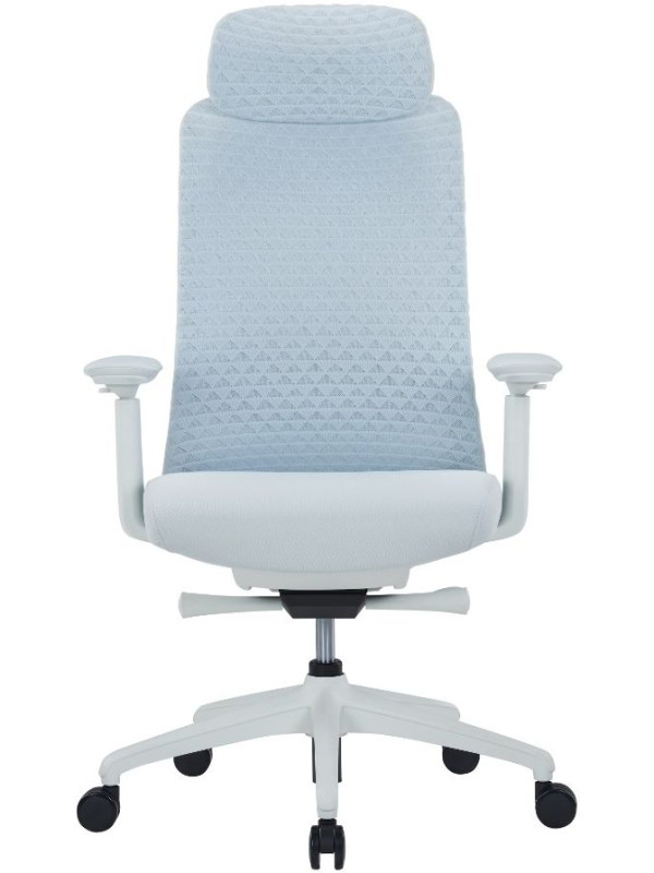 Кресло компьютерное SitZone CH-531A-BS белый вид с