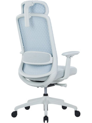 Кресло компьютерное SitZone CH-531A-BS белый вид сзади